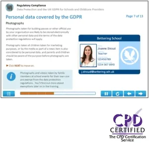 Data Protection and the GDPR for Schools Online Course