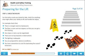 Manual Handling Online Training Screenshot 3