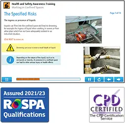 Working in Confined Spaces Online Training Course
