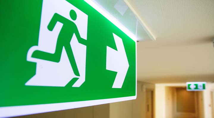 Fire Safety In the Workplace - Fire Exit Sign