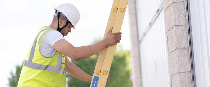 Working at height ladder safety