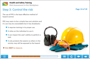 Risk Assessment Training Screenshot 3