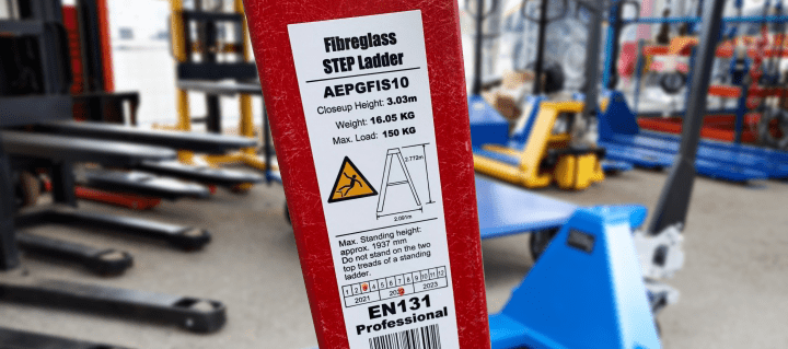Ladder EN131 label