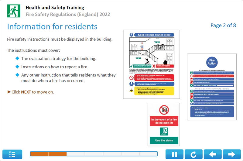 Fire Safety Regulations 2022 Screenshot 2