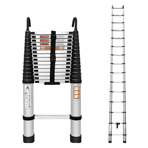 Telescopic ladder safety