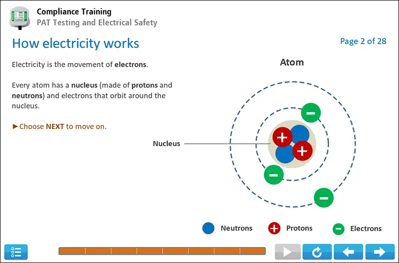 PAT Testing Course Screenshot 1